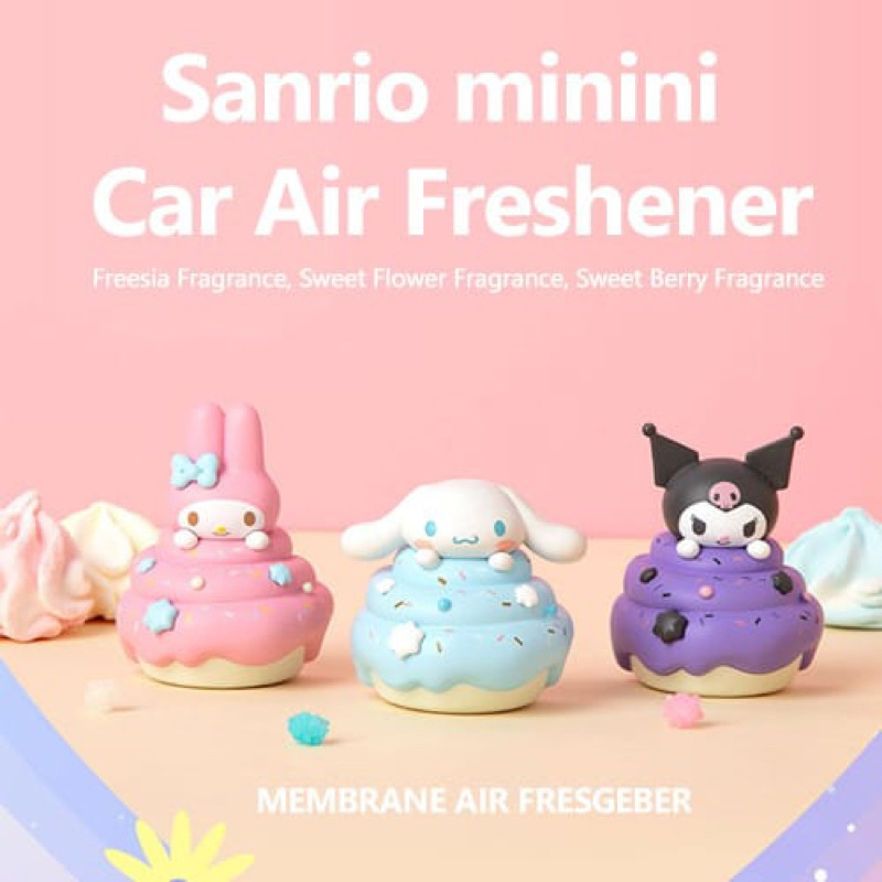 Jual SANRIO MININI CAR AIR FRESHENER KUROMI MELODY CINNAMOROL OFFICIAL