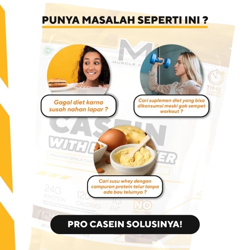 Jual Muscle First Pro Gold Casein With Egg Power 2Lbs M1 Whey Protein ...