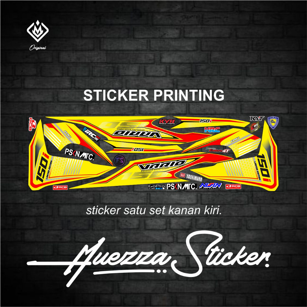 Jual M2 Striping VARIO 150i | Sticker Variasi | Sticker Printing, Sudah ...