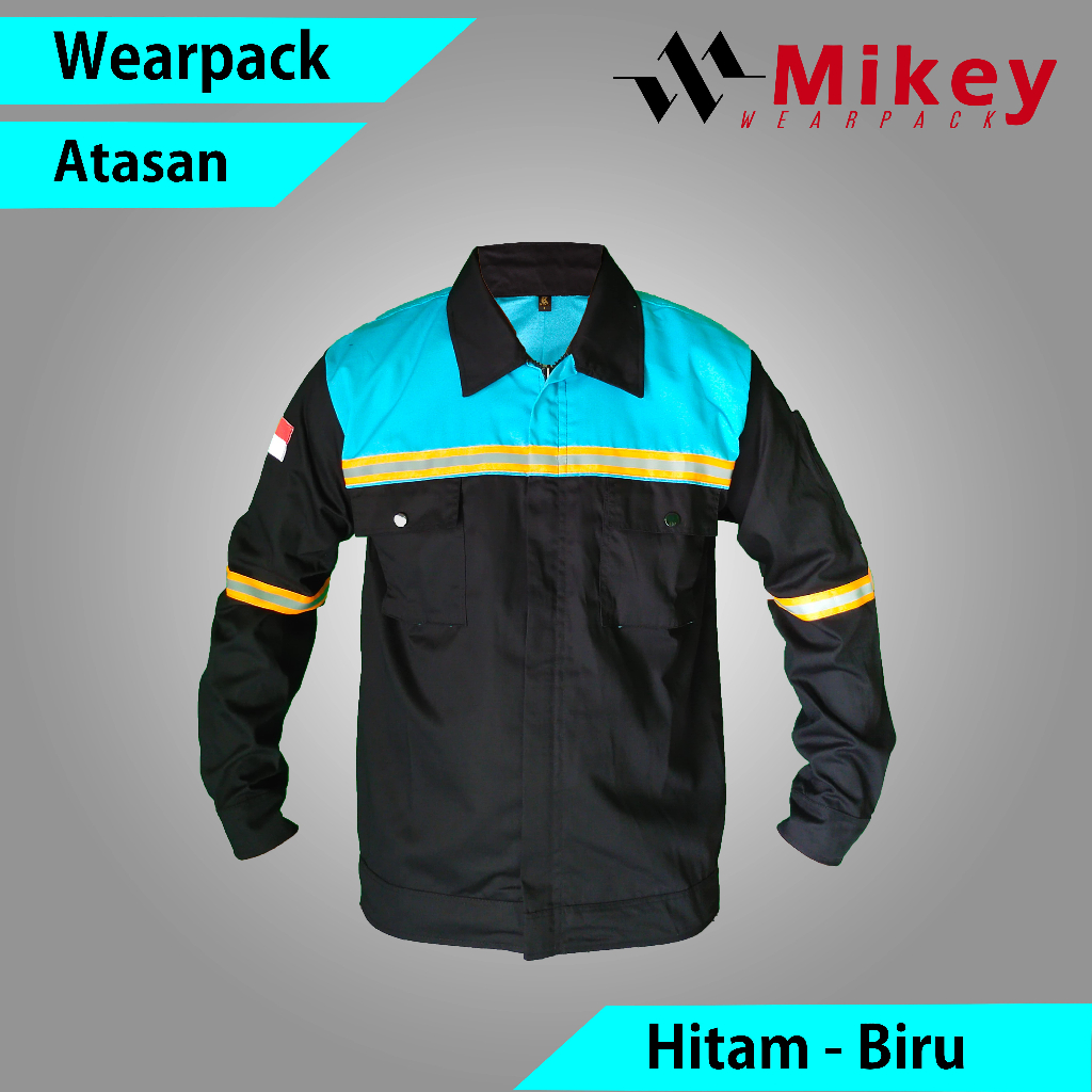 Jual Wearpack Atasan Baju Kerja Seragam Proyek Lengan Panjang Warna