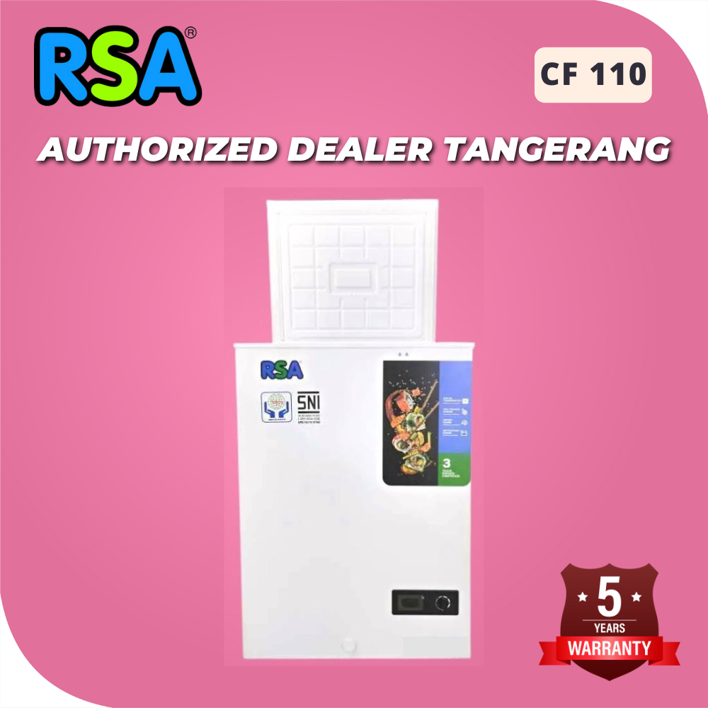 Jual Chest Freezer RSA CF 110 Freezer Box 100 Liter Original | Shopee ...