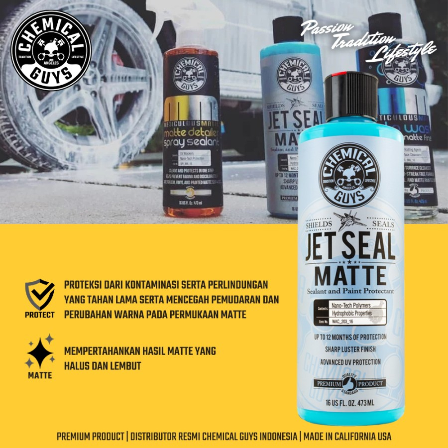 Jual Chemical Guys JetSeal Matte Sealant & Paint Protectant 473ml