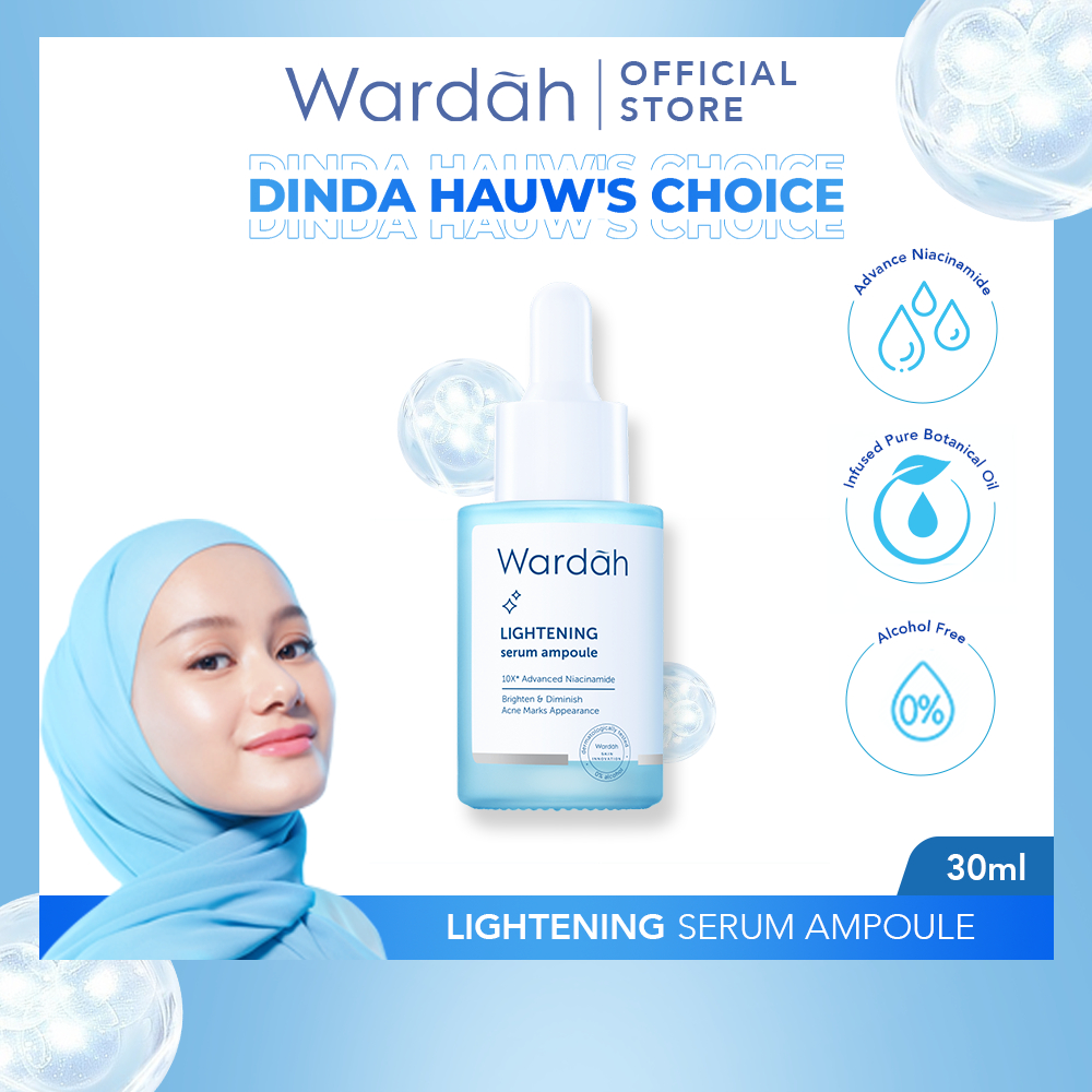 Jual Wardah Lightening Serum Ampoule Serum 10x Advanced Niacinamide Menyamarkan Bekas 4092