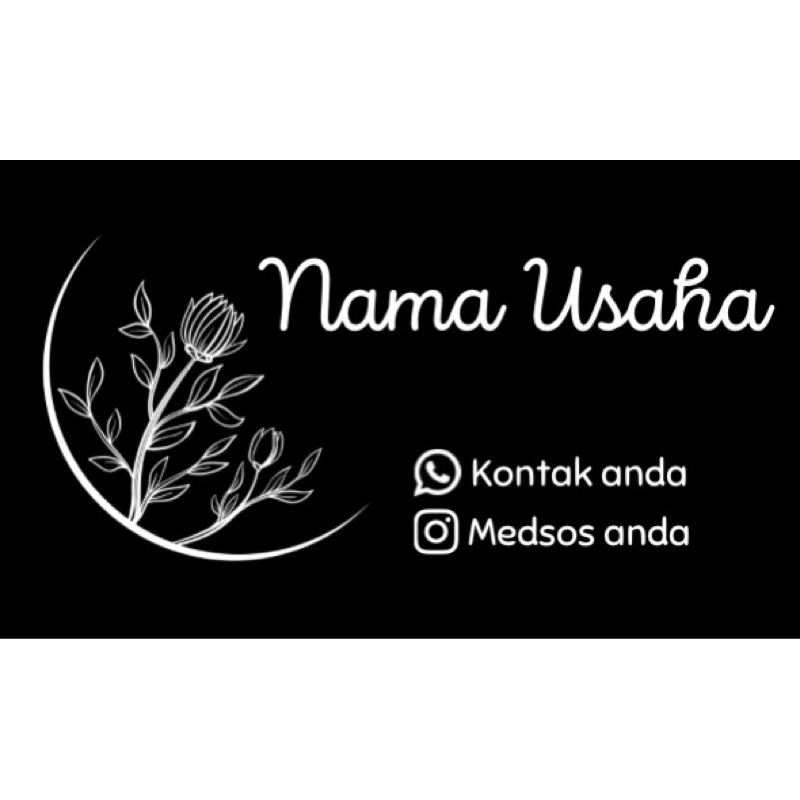 Jual Sticker Usaha Bunga / Sticker Bouquet Bunga / Sticker Label