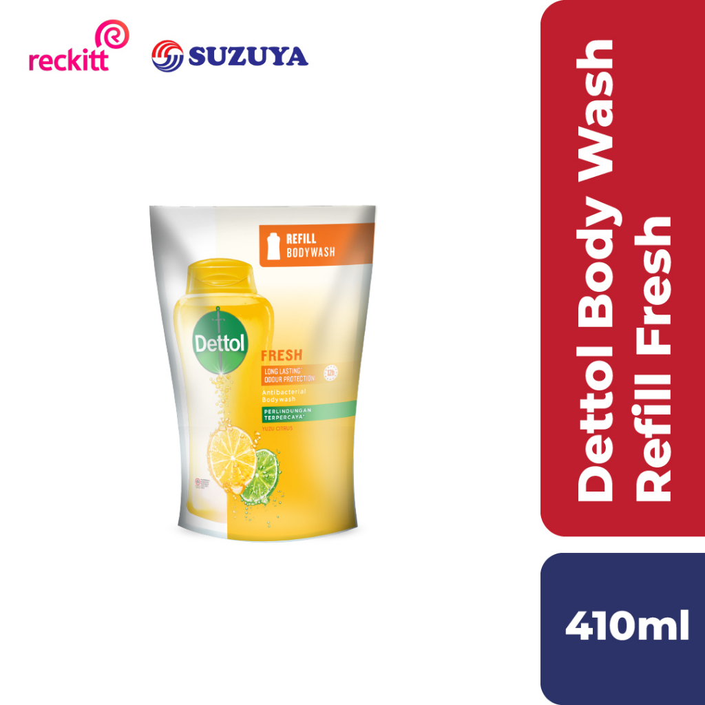 Jual Dettol Body Wash Refill Fresh 410Ml Shopee Indonesia