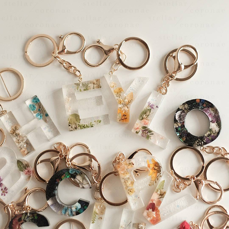 Jual StellarCoronae - Alphabet Keychain CUSTOM | Gantungan Kunci ...