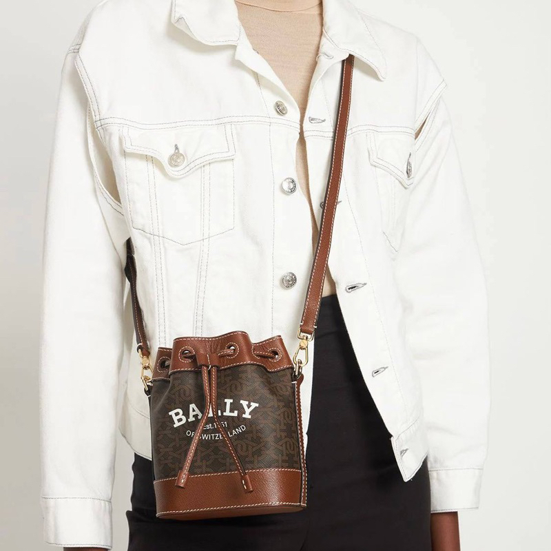 Original Bally Cleoh XS Bucket Bag