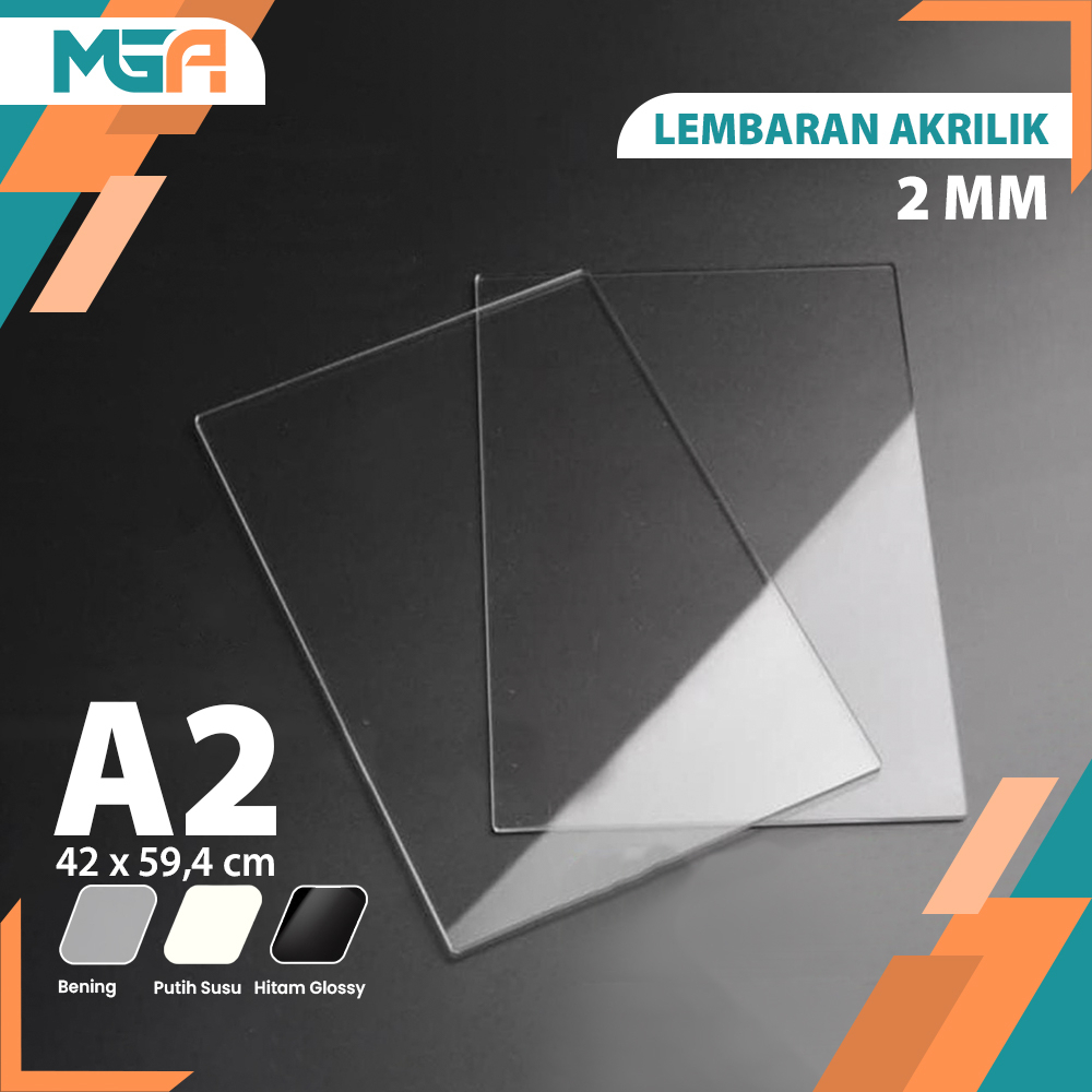 Jual Akrilik Acrylic Sheet Lembaran A Mm Transparan Warna Grosir Berkualitas Shopee