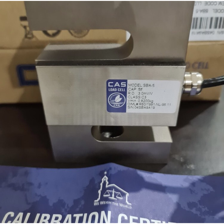 Jual Load Cell CAS SBA 5 Ton / Load Cell Cas Tipe S 5 Ton / Load Tarik ...