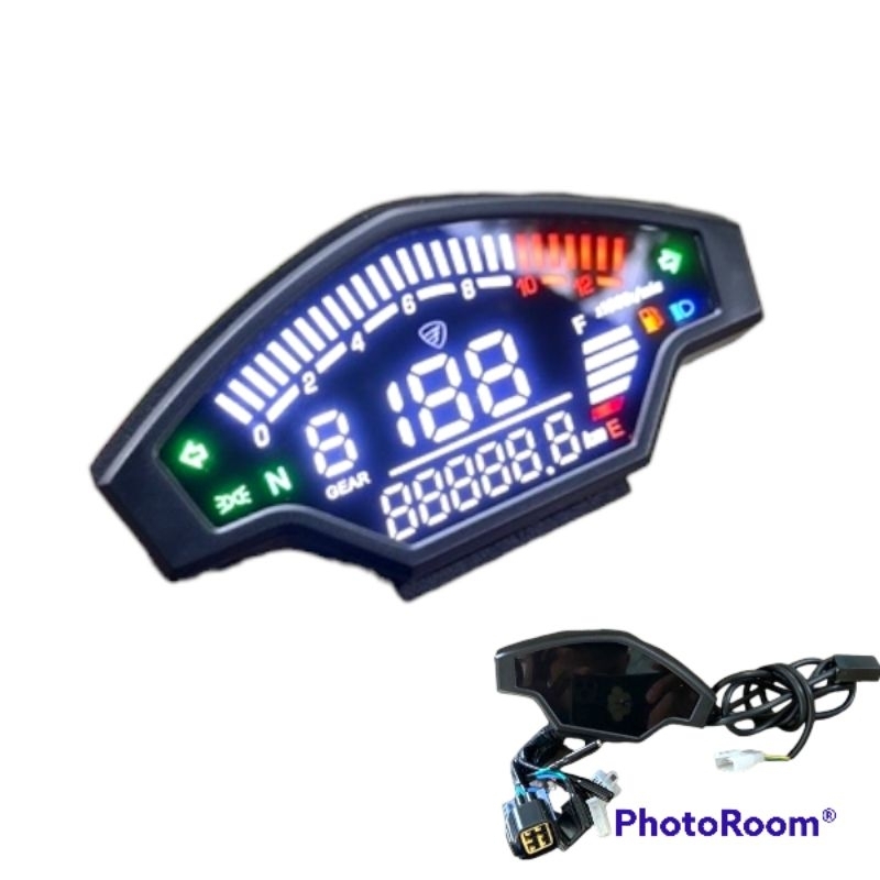 Jual spedo speedometer digital gpx spido gpx digital fullset sensor