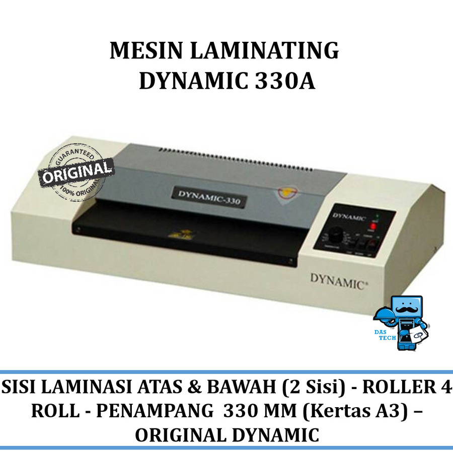 Jual Mesin Laminating DYNAMIC 330A - ORIGINAL & GARANSI RESMI | Shopee ...