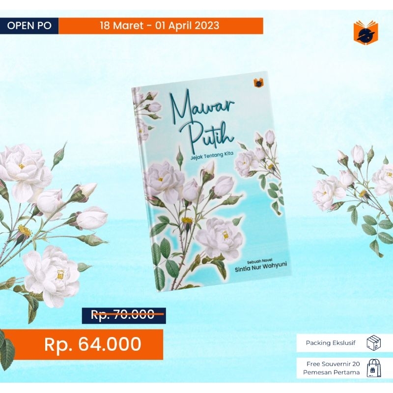Jual Novel Fiksi Mawar Putih (Jejak tentang kita) | Shopee Indonesia