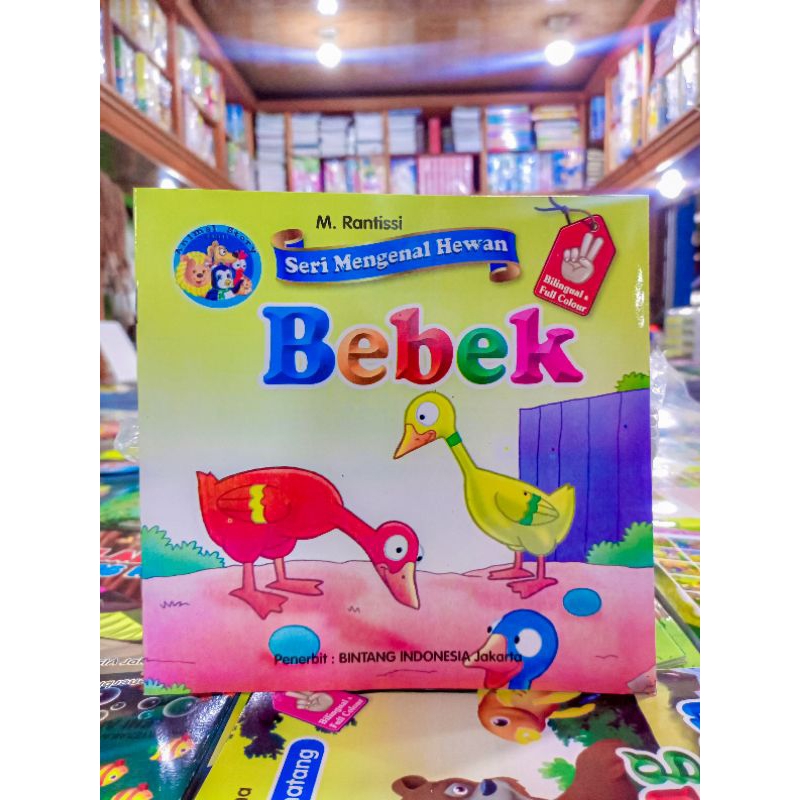Jual Buku Cerita Anak Bergambar Seri Mengenal Hewan - Bilingual Bebek