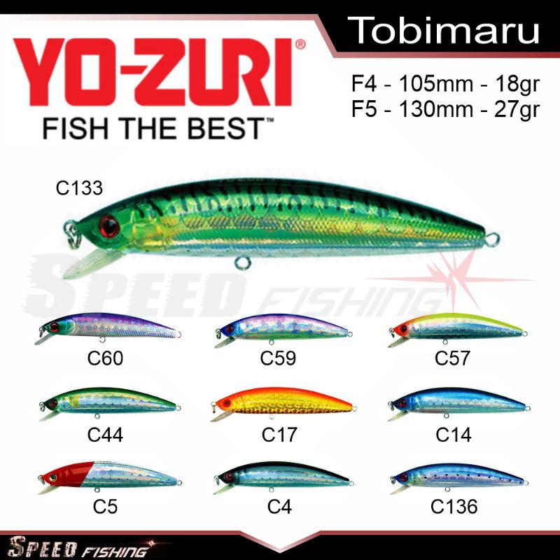 Yozuri Tobimaru Minnow 130mm – Yeehaa