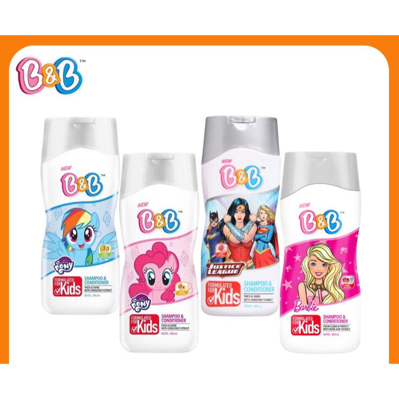 Jual B&B Kids Shampoo & Conditioner 200ml | Shopee Indonesia