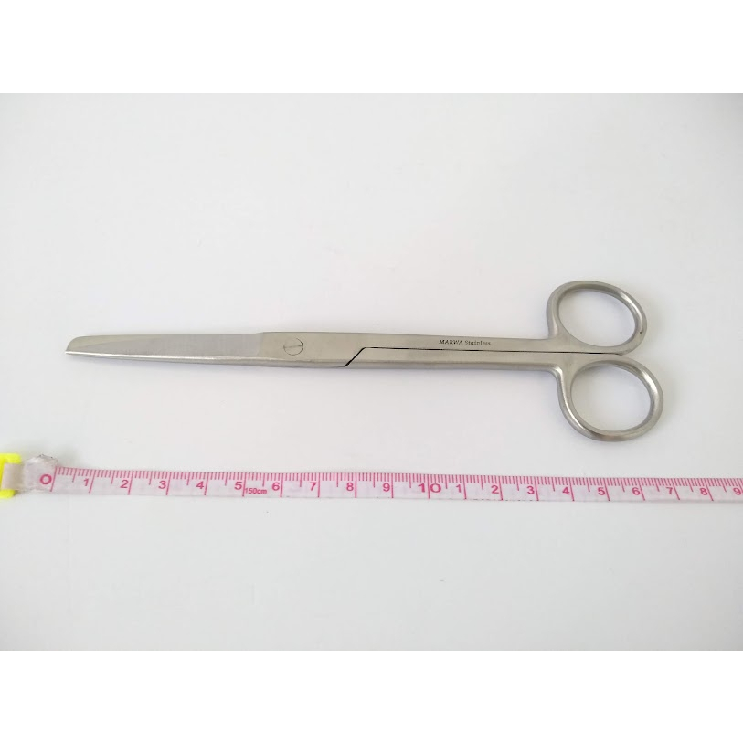 Jual OPERATING Scissors Sharp / Blunt Straight 18 cm Marwa | Shopee ...