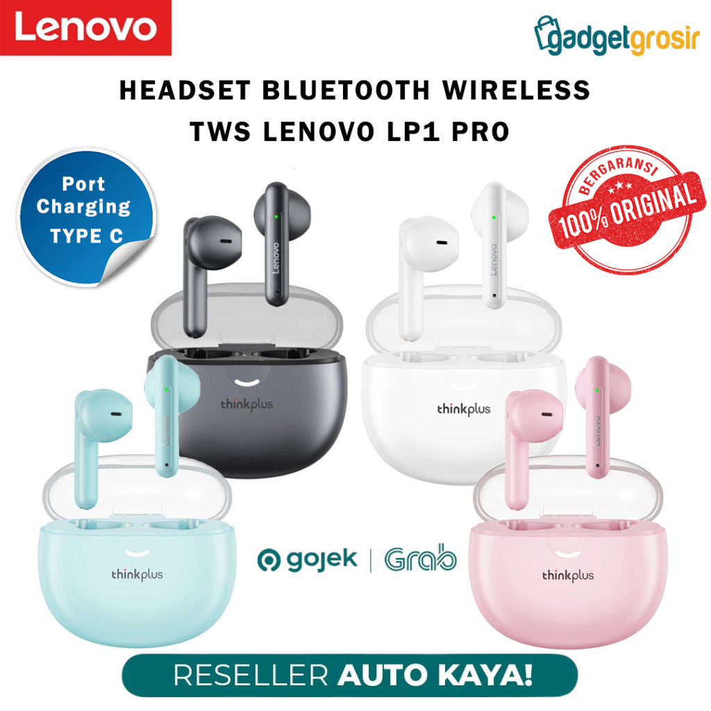 Jual Tws Lenovo Thinkplus Lp Pro Lp Headset Bluetooth Wireless With