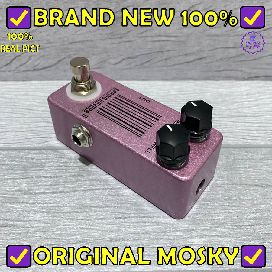 Jual Efek Gitar Mosky SPRING REVERB Sounding Digital Dimension Pedal ...