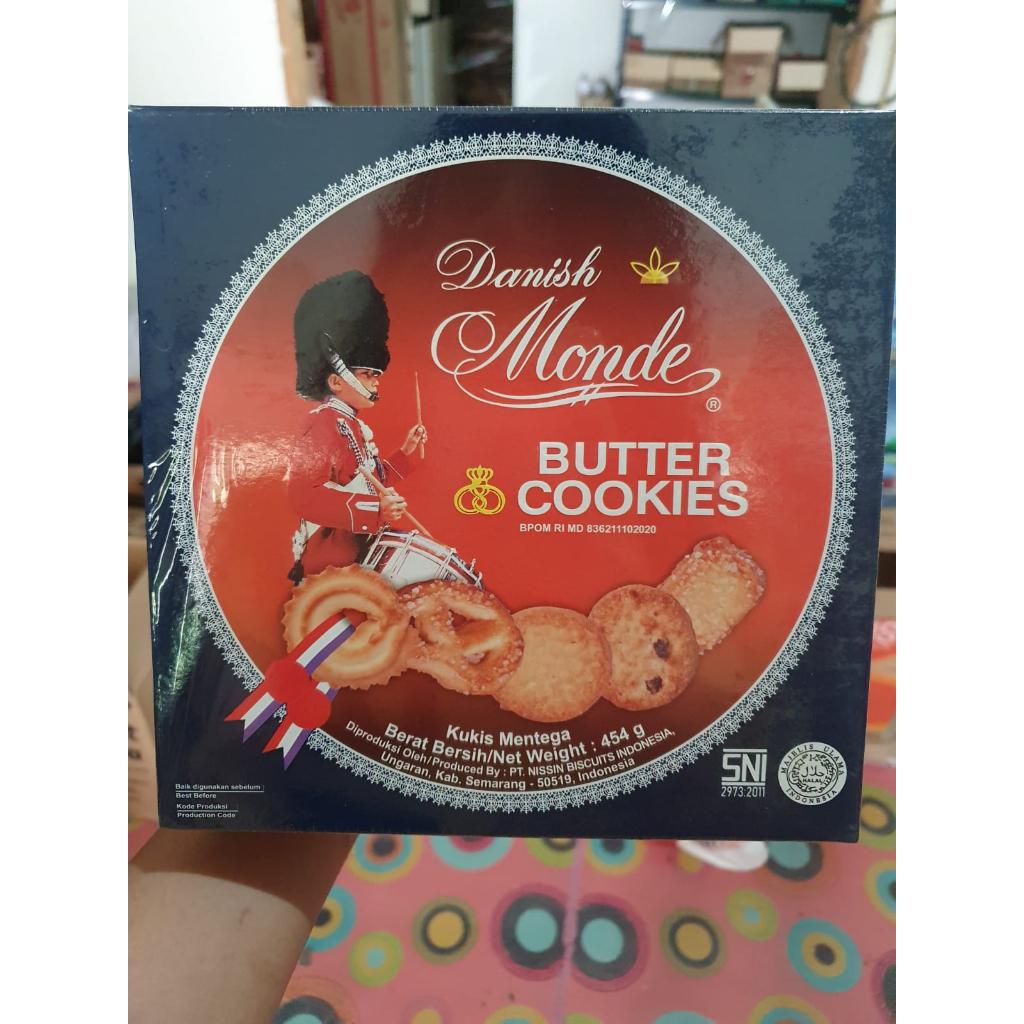 Jual Biskuit Monde Butter Cookies 454 Gram Kue Kaleng Shopee Indonesia 0445