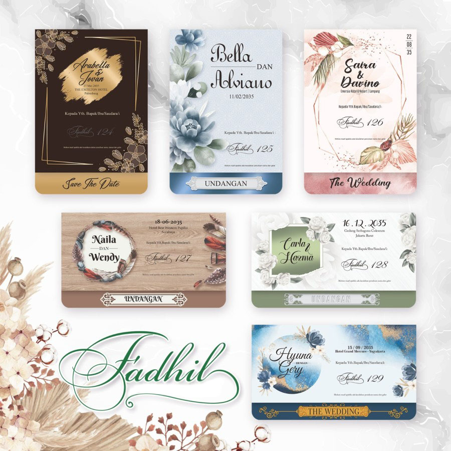 Jual UNDANGAN PERNIKAHAN MURAH UNIK ELEGAN - UNDANGAN NIKAH KRAFT ...