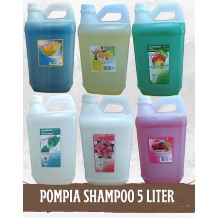 1GALON ( POMPIA ) SHAMPOO 5 LT @MJ