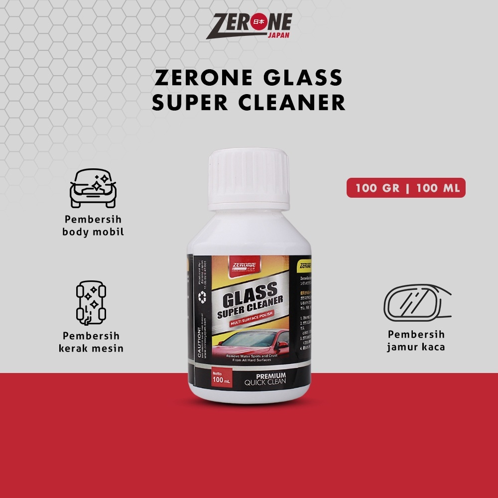 Jual Pembersih Jamur Kaca Zerone Glass Super Cleaner Ml Bonus Kanebo Penghilang Kerak Kaca