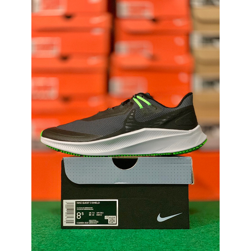 NIKE QUEST 3 SHIELD CQ8894 010 BNIB ORIGINAL 100% PT NIKE