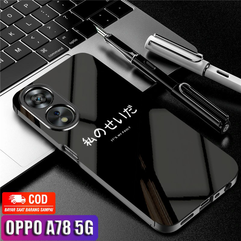 Jual Gc01 Softcase Glass Kaca Oppo A78 4g A78 5g A58 4g A58 5g 