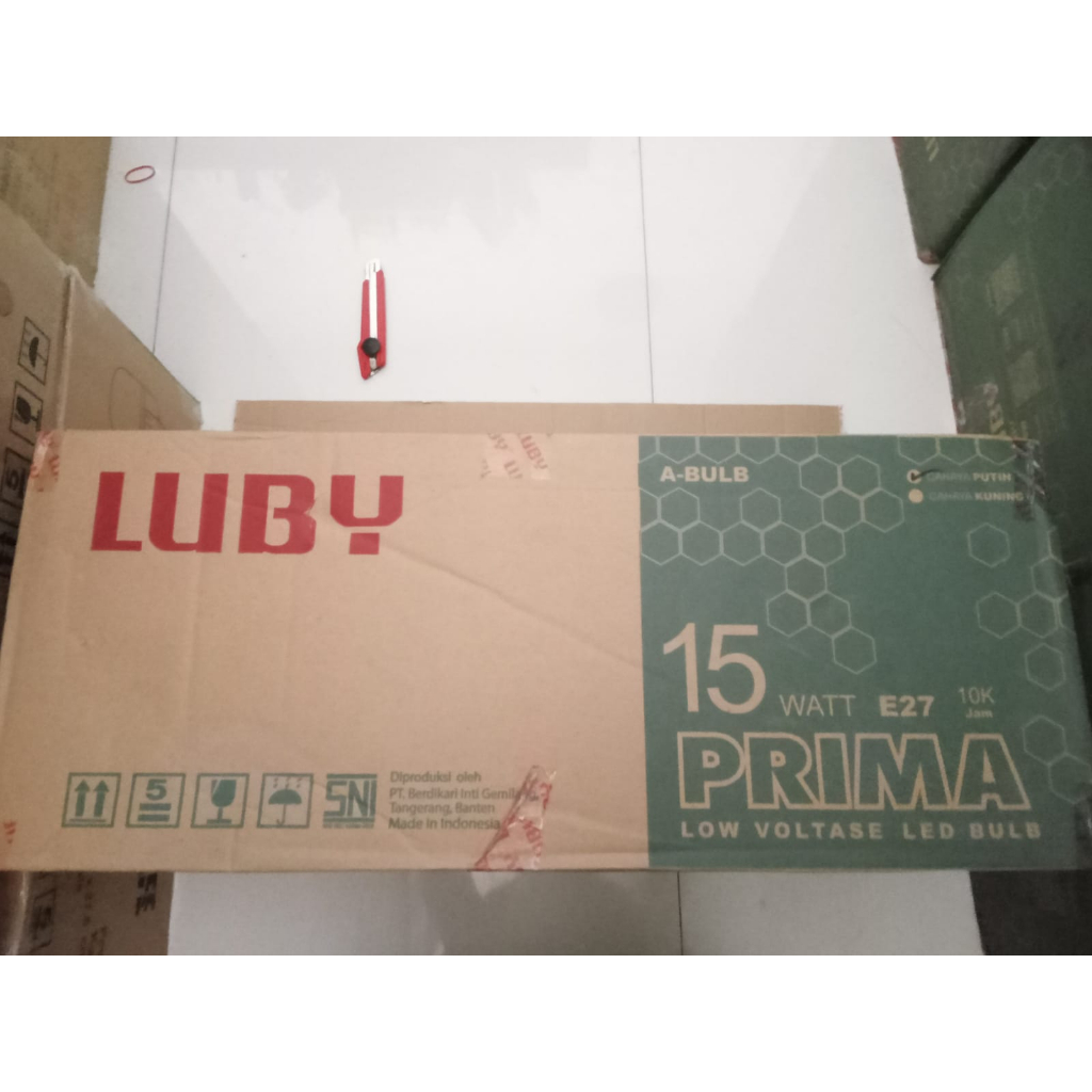 Jual Lampu Luby Prima 15W / 15 Watt ( 1 Dus / Karton isi 100Pcs ...