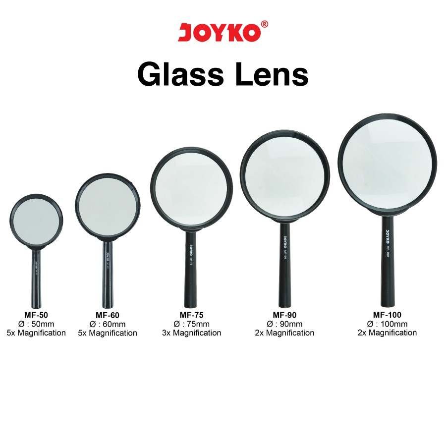Jual Kaca Pembesar Magnifier Kecil Besar JOYKO MF | Shopee Indonesia