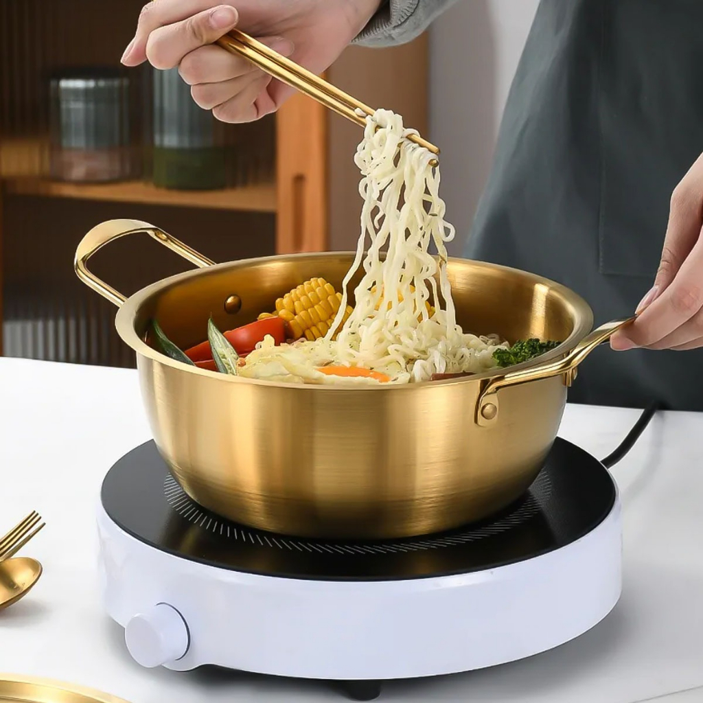Jual Aveline Panci Ramen Korea Noodle Soup Pot Stainless Steel / Panci ...