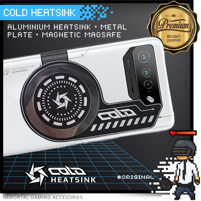 Jual [IM] COLD Heatsink Aluminium Pad Plate for Cooler Funcooler Pendingin HP