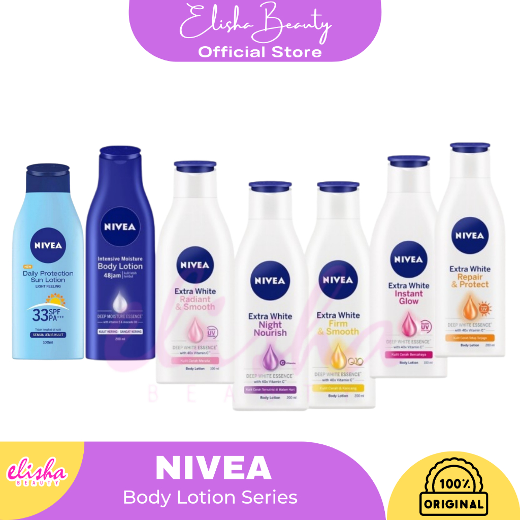 Jual NIVEA BODY LOTION SERIES//200ML/100ML/400ML | Shopee Indonesia