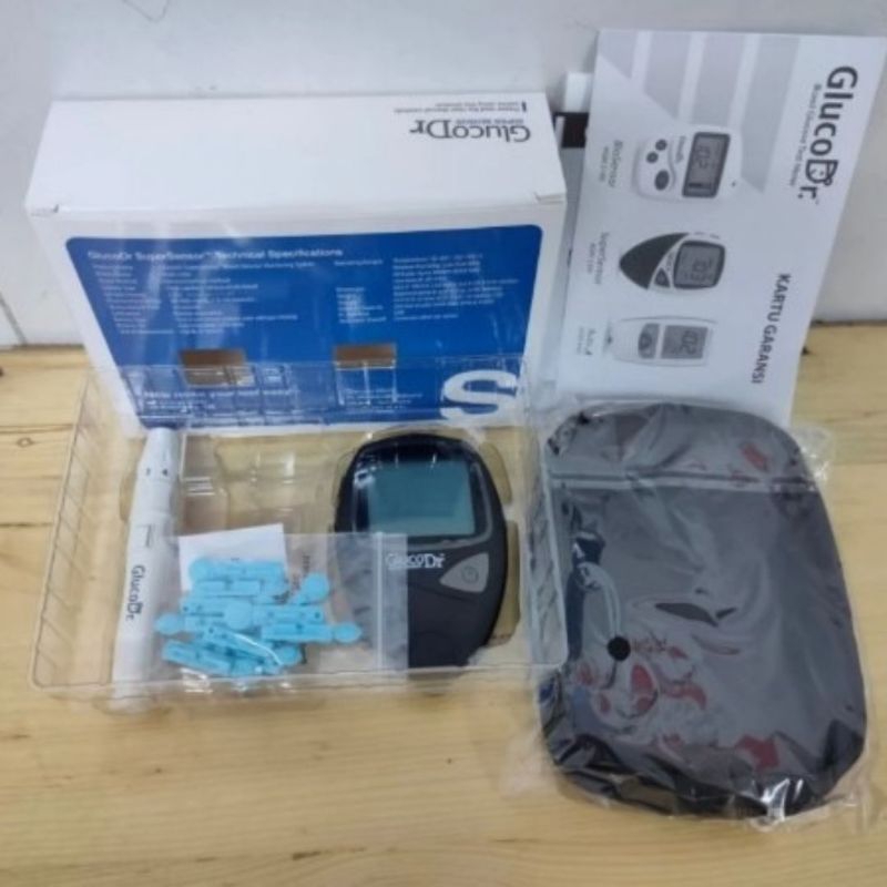 Jual Alat Gluco Dr Super Sensor AGM-2200 - Alat Cek Gula Darah GlucoDr ...
