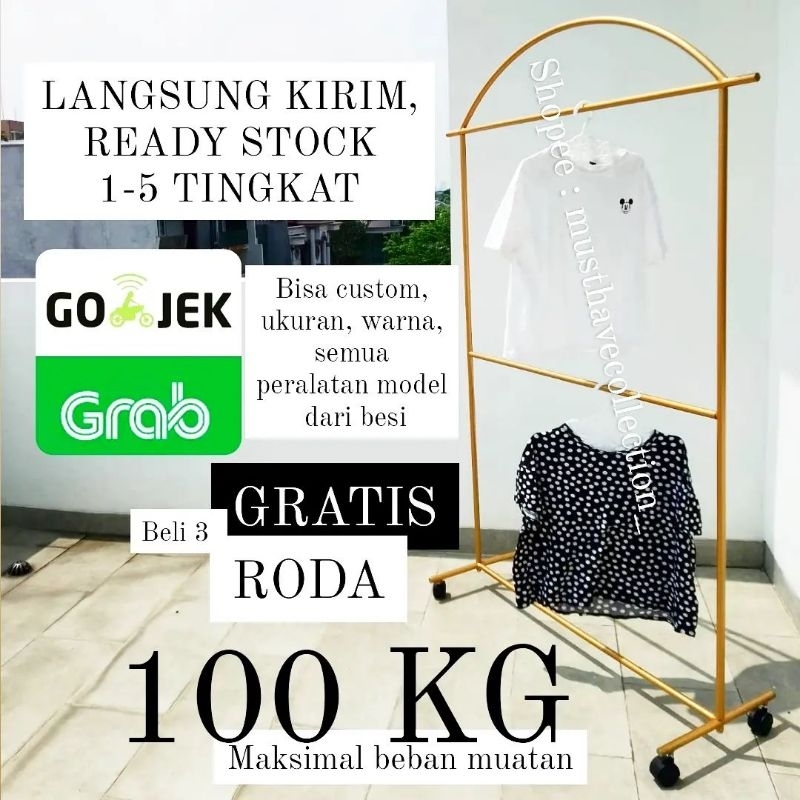 Jual BESI GAWANG BAJU EMAS OVAL 2 TINGKAT KERUDUNG ATASAN ROK BAWAHAN ...