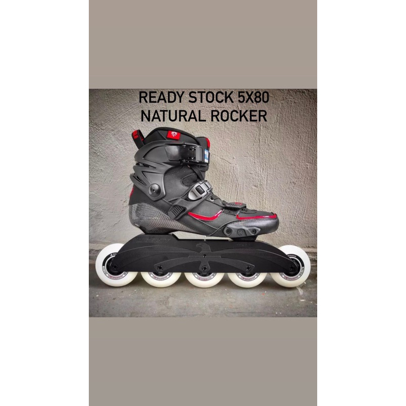 Jual liberty frame sepatu roda inline skate wizzard frame 5x80mm ...