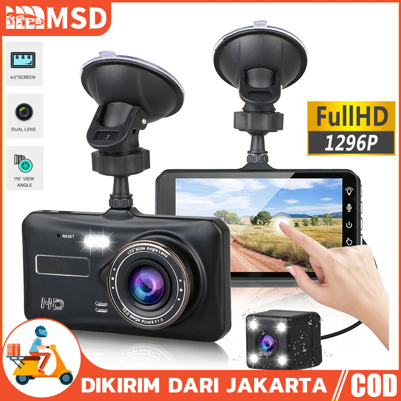 Jual Kamera Dashboard Kamera Depan Dan Belakang Mobil DVR Perekam Video ...