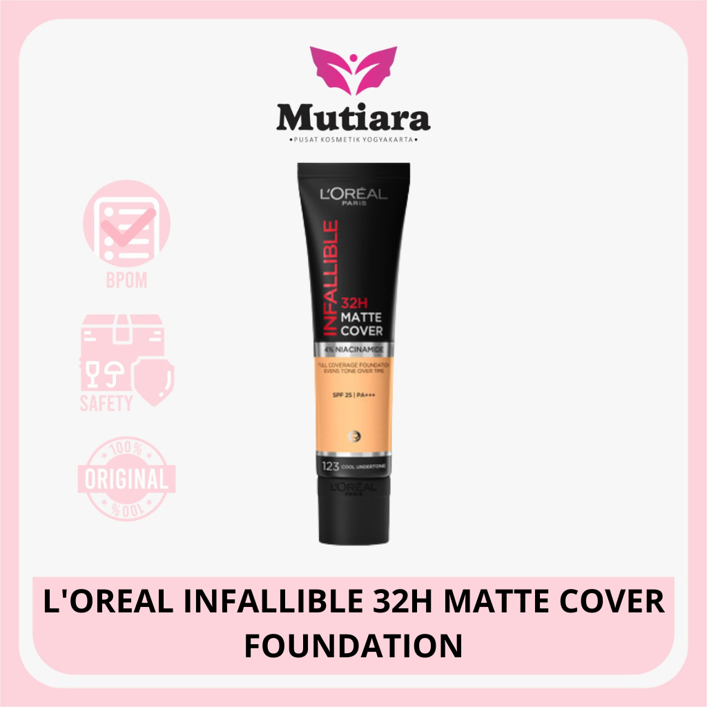 Jual L'OREAL INFALLIBLE 32H MATTE COVER FOUNDATION 30ML | Shopee Indonesia