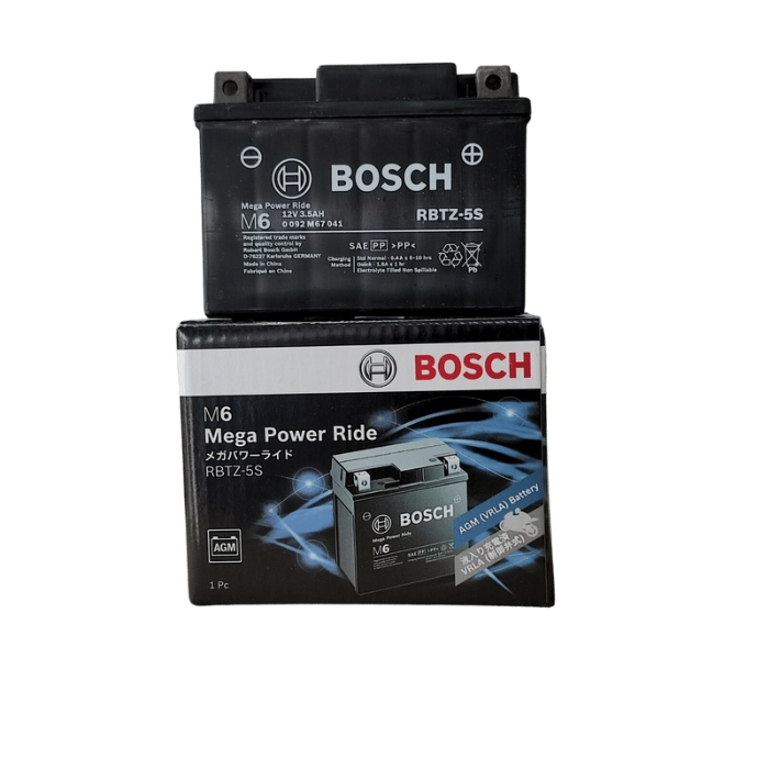 Jual Aki Kering Motor Bosch RBTZ-5S Beat Scoopy Genio | Shopee Indonesia