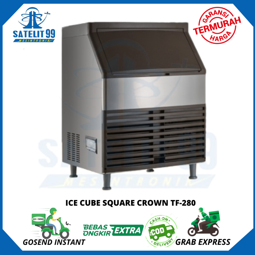 Jual MESIN PEMBUAT ES BATU / ICE CUBE SQUARE CROWN TF-280 | Shopee ...