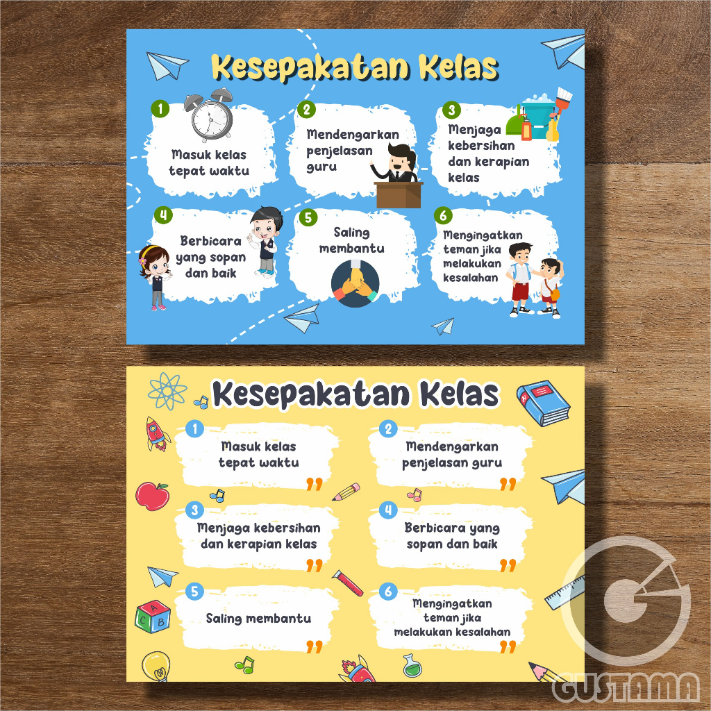 Jual Poster Kesepakatan Kelas Model 2, Poster Edukasi A3 | Shopee Indonesia
