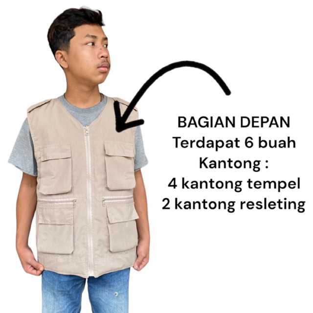 Jual Rompi tactical - rompi king - rompi - banyak saku kantong - rompi ...