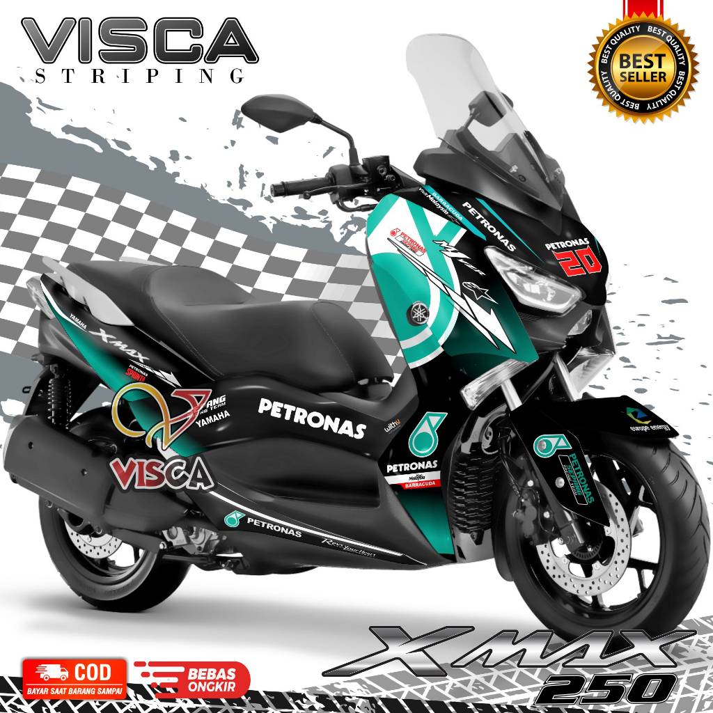 Jual Decal Xmax Stiker Xmax Dekal Xmax Full Body Striping Xmax Variasi