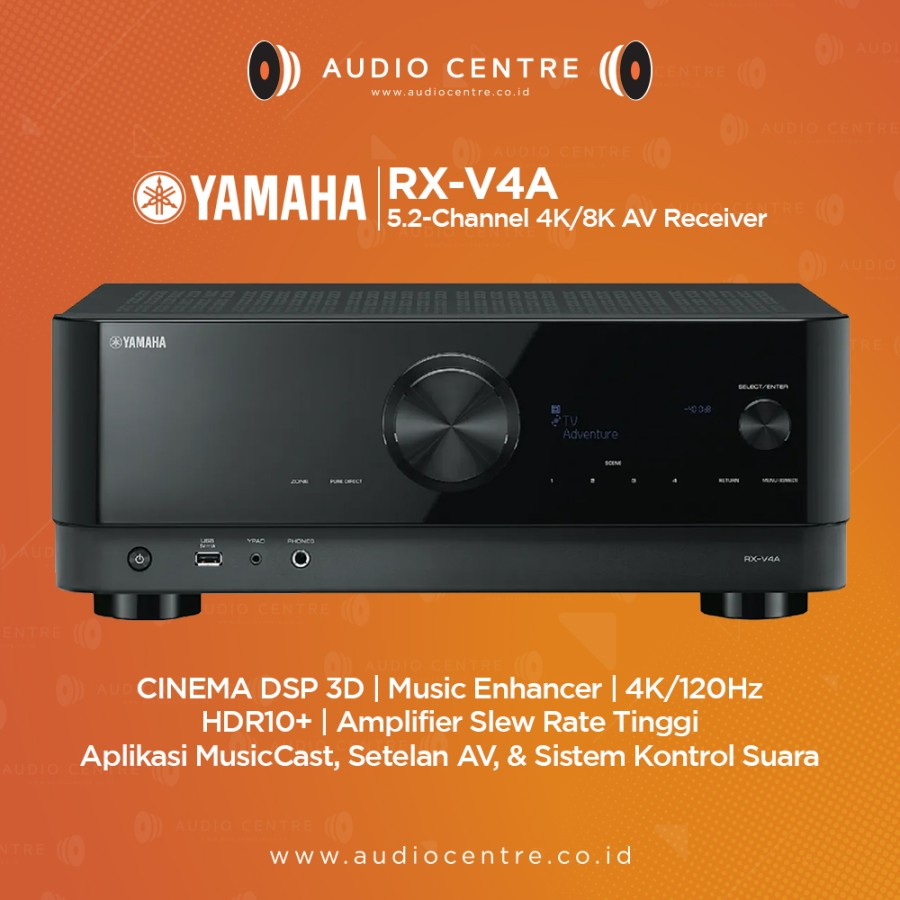 Jual Yamaha RXV4A RXV4 A RXV 4A 8K streamer home theater amplifier