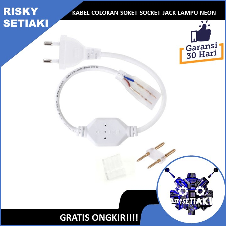 Jual KABEL COLOKAN SOKET SOCKET JACK LAMPU NEON FLEX LED SELANG STRIP ...