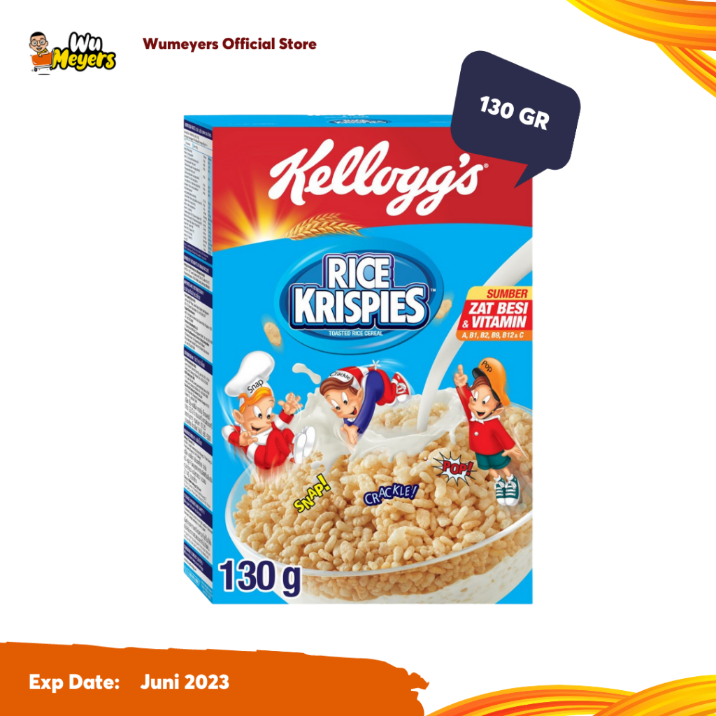 Jual Sereal Kelloggs Rice Krispies 130 Gr Shopee Indonesia 