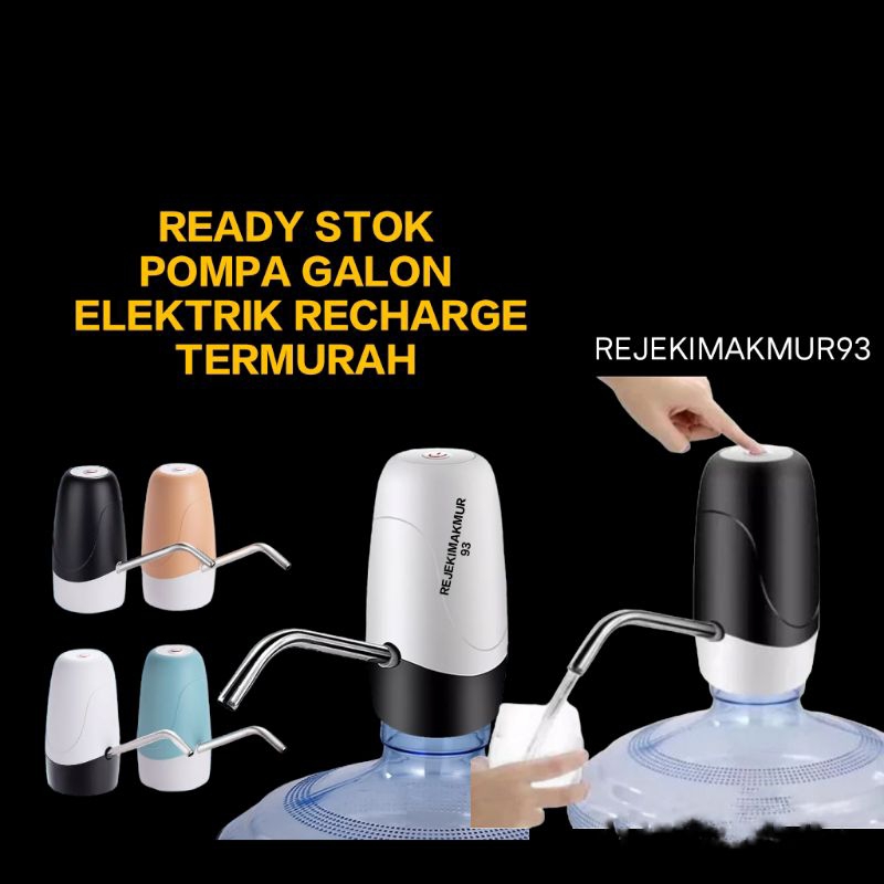 Jual Plusone Pompa Galon Elektrik Listrik Pompa Usb Recharge Dispenser Air Galon Charge Wd 01 4888