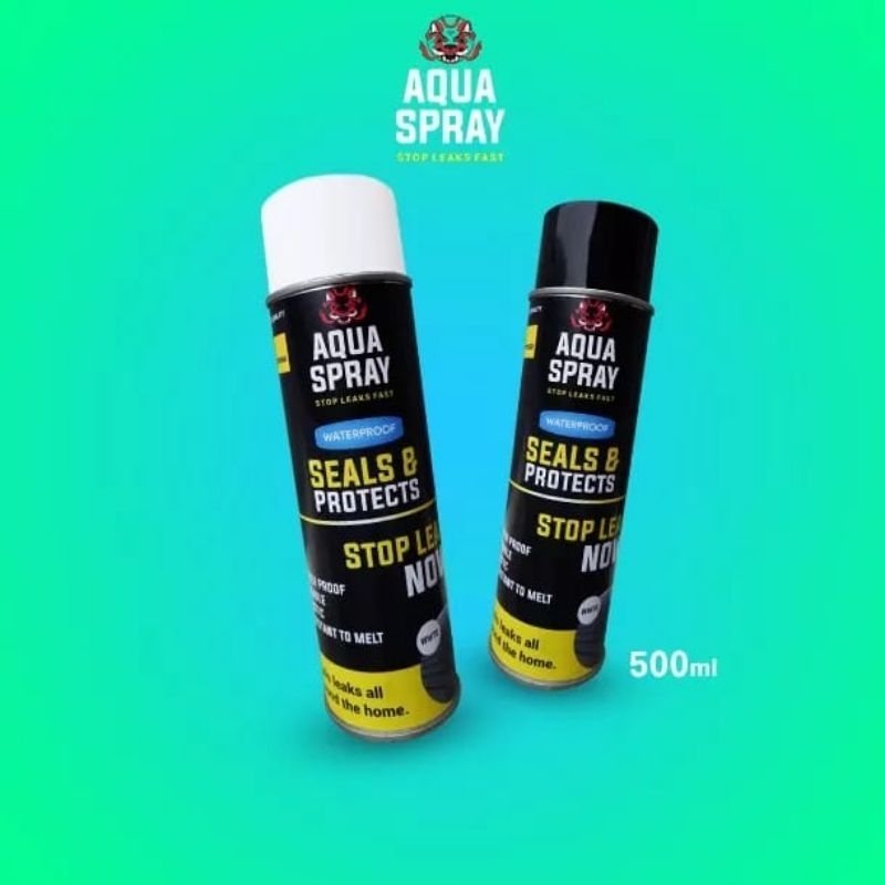 Jual aqua speray atap anti bocor rubber sealant spray 500 ml Shopee Indonesia