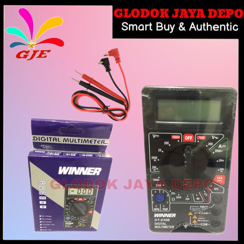 Jual MULTIMETER DIGITAL WINNER DT830B Shopee Indonesia