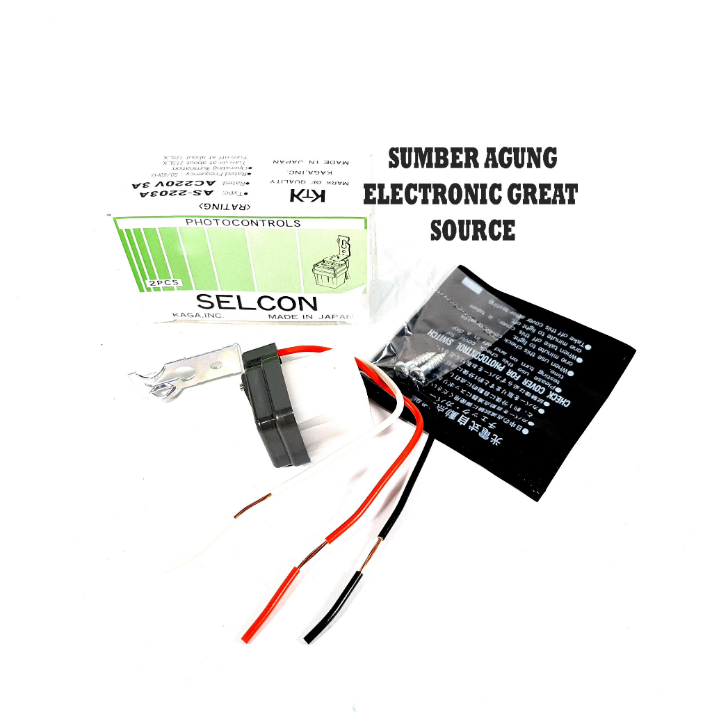 Jual Selcon 3A Sensor Listrik Lampu Japan Photo Controls Sensor Cahaya ...